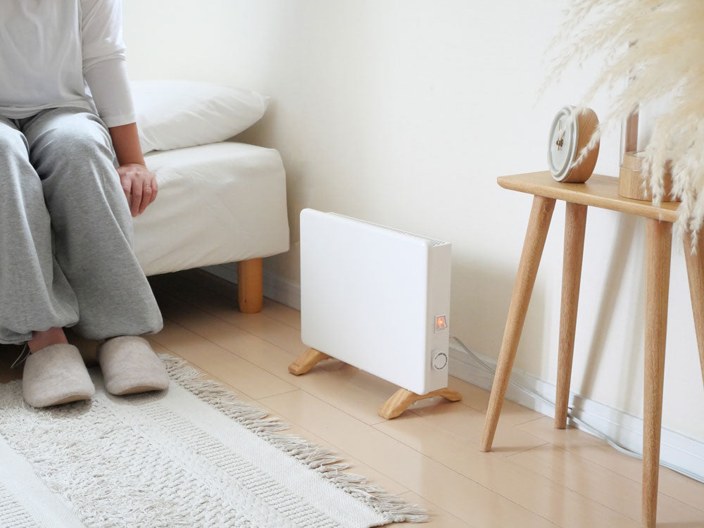 【moku./モク】ひだまりのような暖かさ「ここぽか」ミニコンベクターヒーター