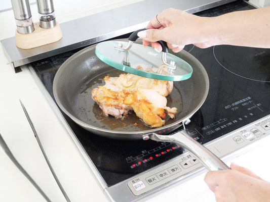 CORELLE Frying pan＆ガラス製ムテキミートプレス