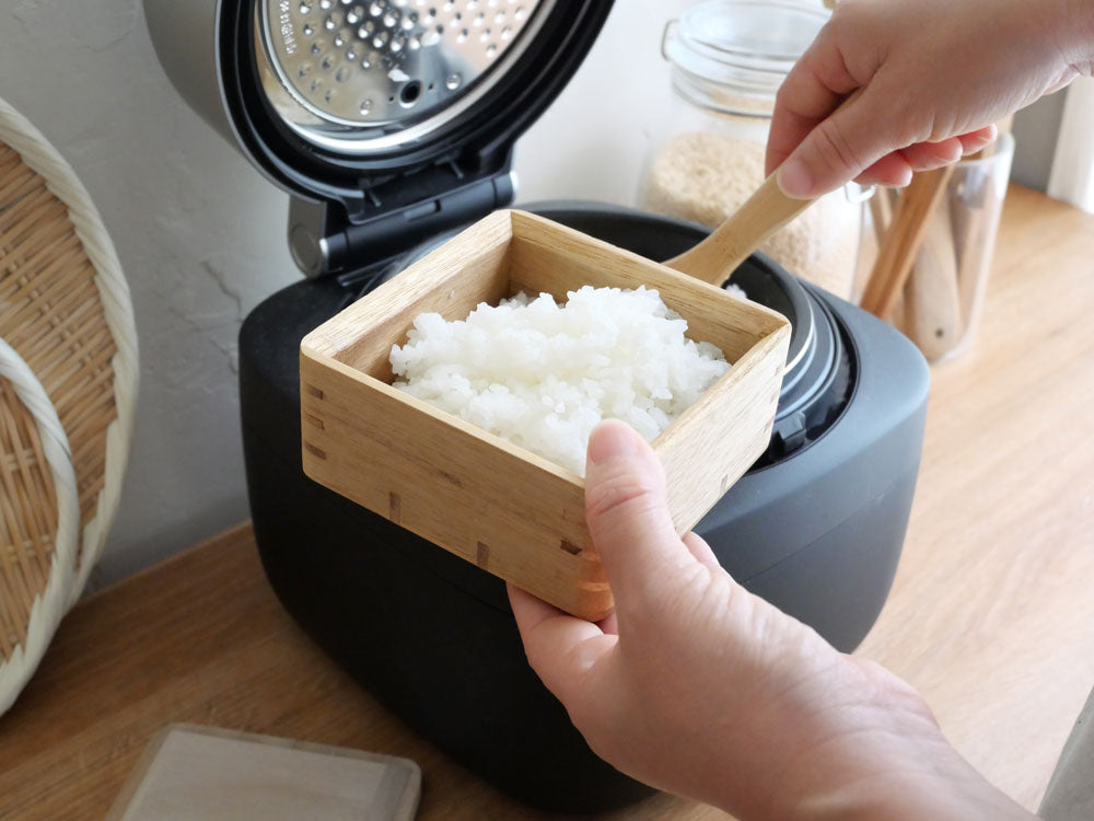 【Kirisai/キリサイ】炊き立てを閉じ込める桐のレンジでごはん鉢