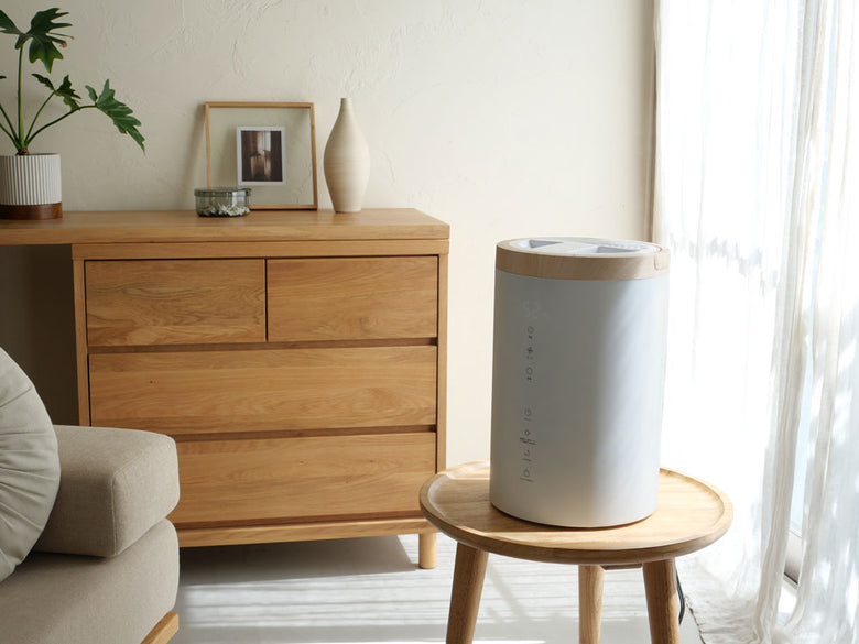 【THREEUP/スリーアップ】たっぷりうるおす 多機能スチーム加湿器 スチームポット 4L