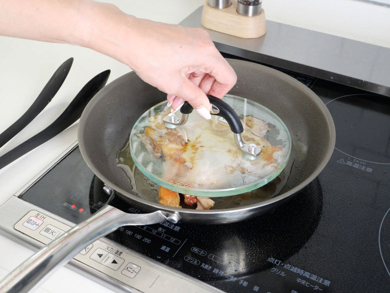 CORELLE Frying pan＆ガラス製ムテキミートプレス