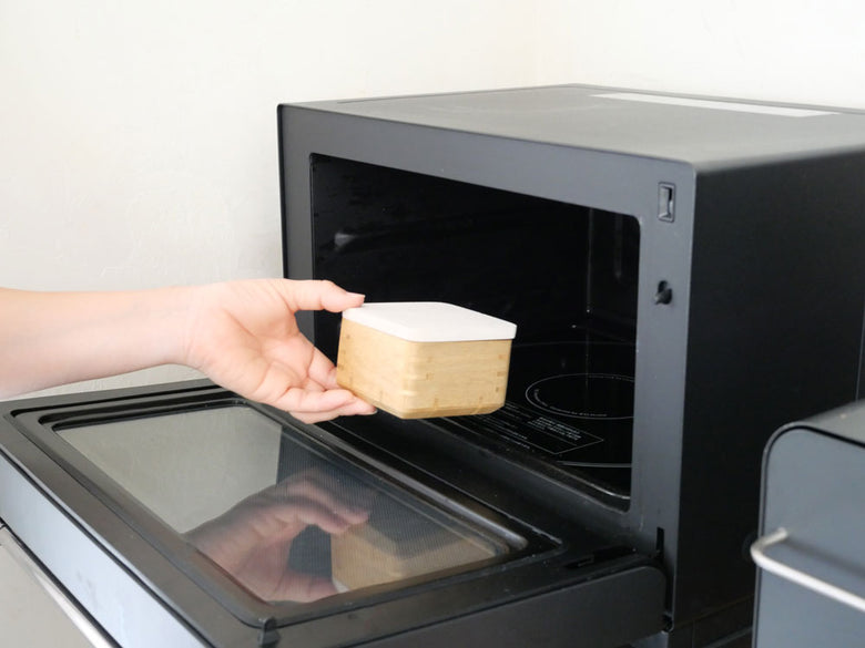 【Kirisai/キリサイ】炊き立てを閉じ込める桐のレンジでごはん鉢