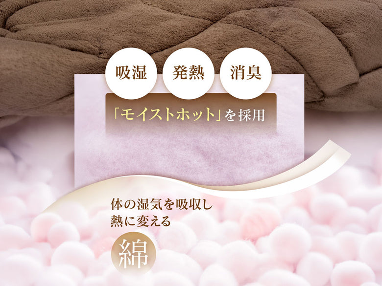 薄くて軽いのに1枚で温かいエアロゲル掛け布団