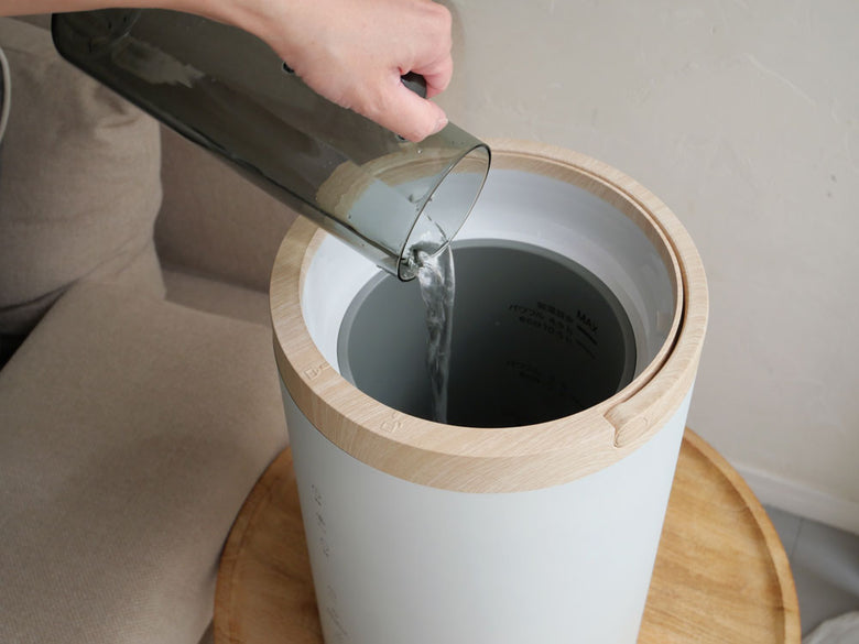 【THREEUP/スリーアップ】たっぷりうるおす 多機能スチーム加湿器 スチームポット 4L