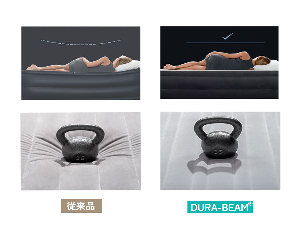 【INTEX/インテックス】寝心地と耐久性にこだわった電動エアーベッド