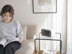 【THREEUP/スリーアップ】「暖め＋うるおい」 加湿セラミックミニモイストヒーター
