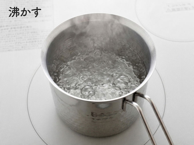 ザル付きでちょうどいい雪平ポット