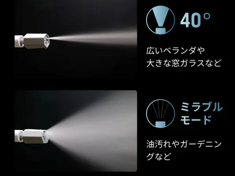 【T-PROFESSIONAL/ティープロフェッショナル】ミラブルモデル ザ ハイドロクリーナー コードレス高圧洗浄機 アクアブラスト