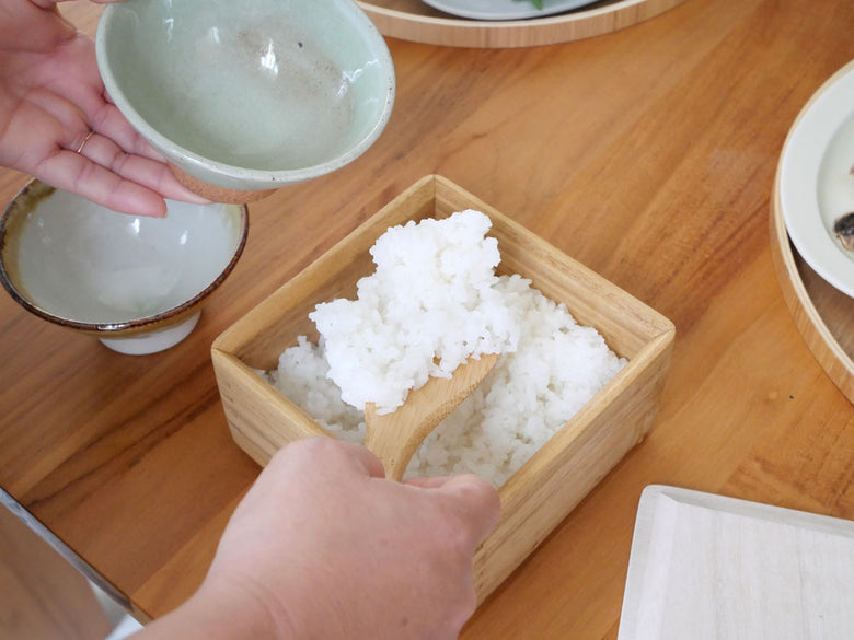 【Kirisai/キリサイ】炊き立てを閉じ込める桐のレンジでごはん鉢