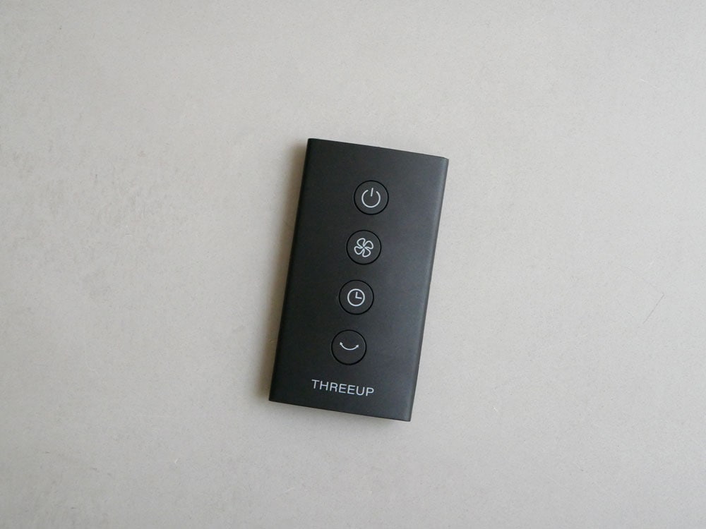 THREEUPの充電式スマートデザインファン