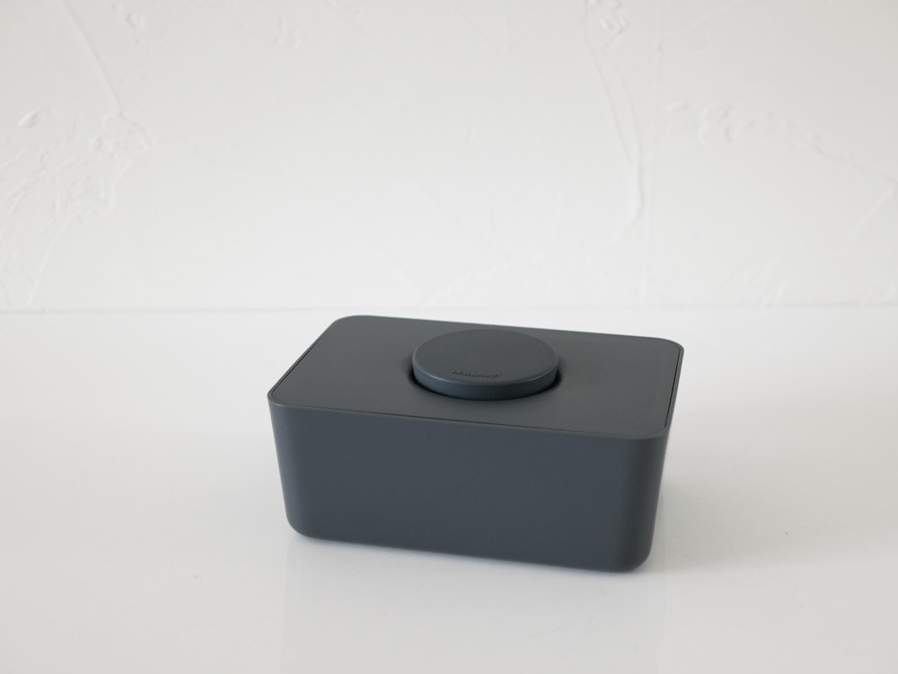 sarasa designのシリコン蓋付きウェットティッシュホルダー、プラスチック製のシンプルな収納容器