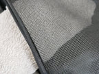 【sarasa design/サラサデザイン】グレーとシルバーのメッシュ素材を使用したバッグタイプのランドリーネット