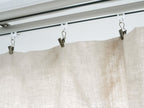 POSH LIVINGのシルバーカーテンクリップ6個セット
