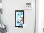 ステンレス製マグネットタブレットホルダーの写真