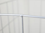 BRIDのシルバーカラー スチール製ランドリーストレージ ラウンド33L