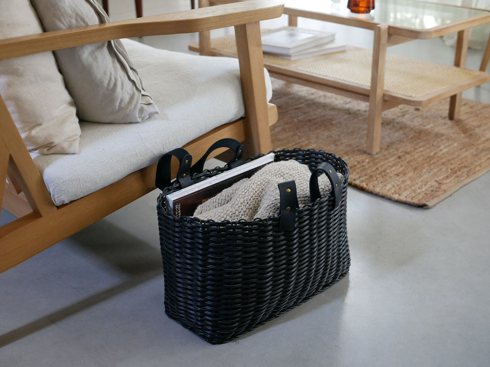sarasa designのB2Cメルカドバッグの横長タイプと縦長タイプが並んでいる画像