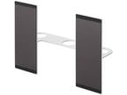 銀色スチール製タワー型マグネットディスペンサーホルダー