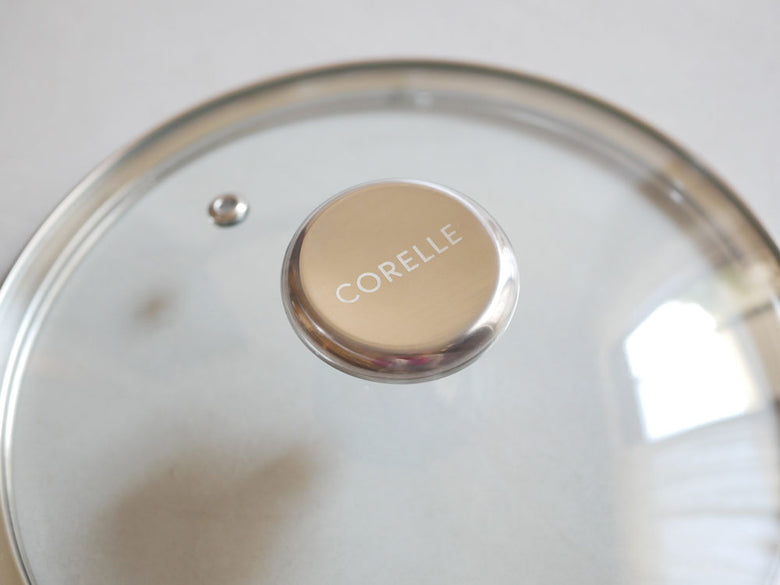 【CORELLE/コレール】こびりつきにくい次世代フライパン＋専用ガラス蓋セット