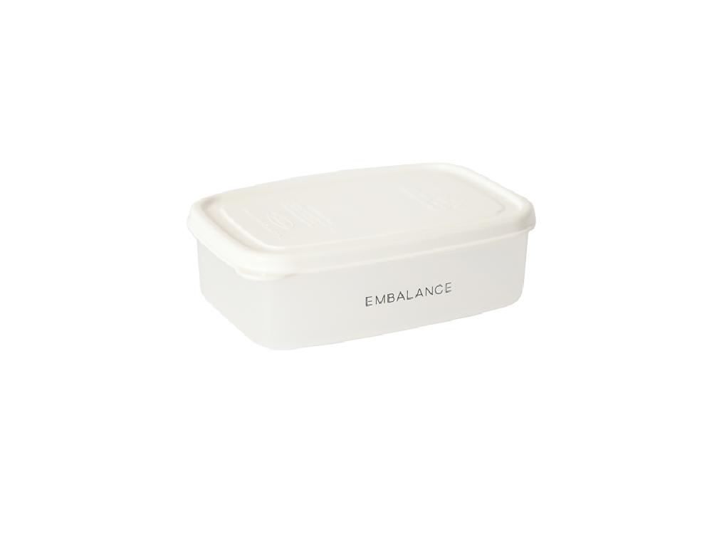 《単品》【EMBALANCE/エンバランス】電子レンジにも使える 食材を美味しく保つ保存容器 レクタングルコンテナ