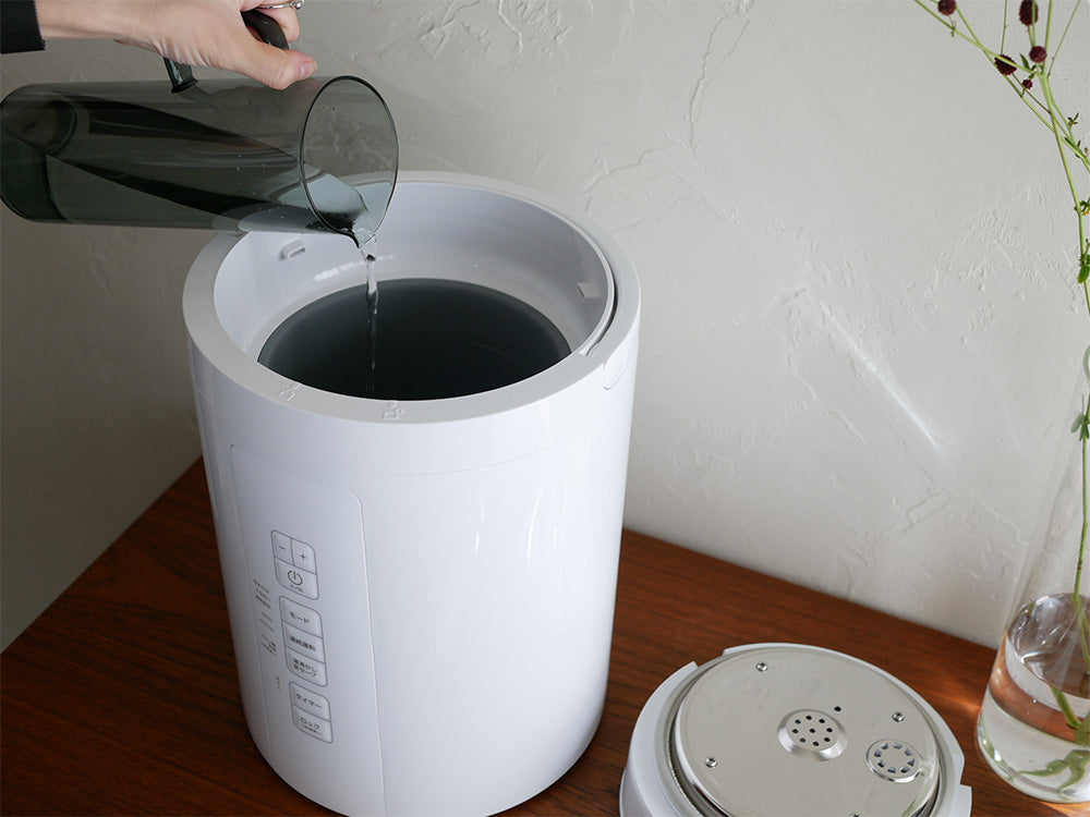 【THREE UP/スリーアップ】多機能スチーム加湿器 スチームポット