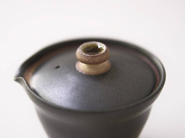 アールピースのSHIN-CYA-KI急須と小茶碗の陶器セット、蓋付き日本製