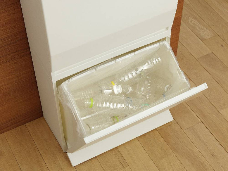 SOLOW 通路用ペダル分別ストッカー 2段45L