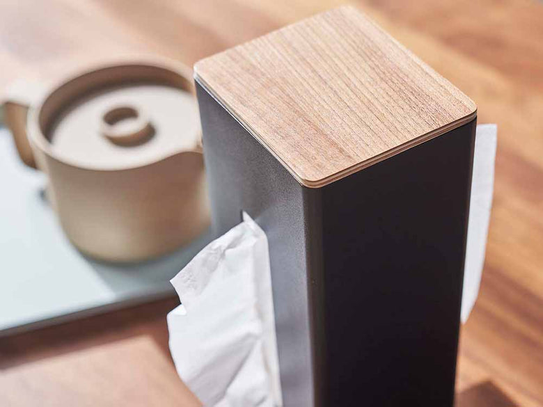 RIN/リンの木製両面ティッシュケース